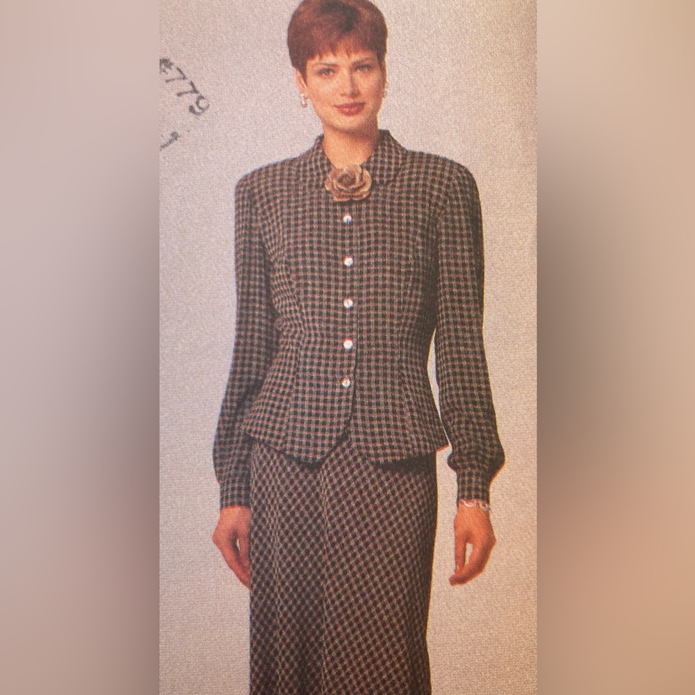 Butterick Pattern 4187 Shirt Jacket Top Skirt Pants Sizes 6 8 10 uncut